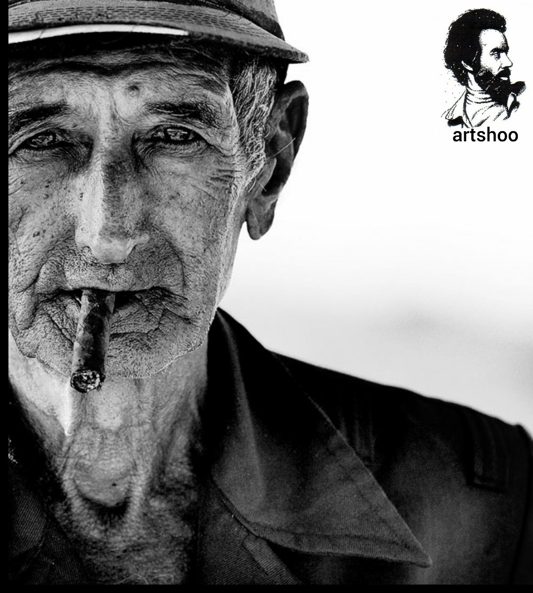 مدل پرتره سیاه قلم